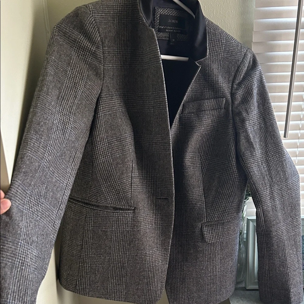 J. Crew Charcoal Women’s Blazer 8P - Picture 5 of 5